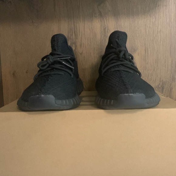 yeezy black red 2020